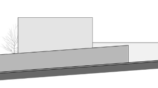 Mauerkrone in der Falllinie